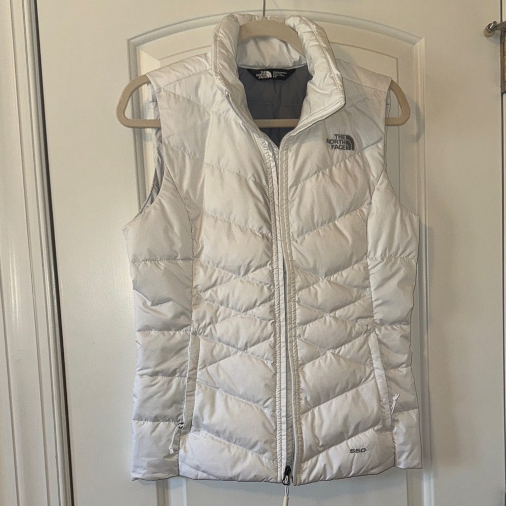 The North Face Women's White Quilted Vest